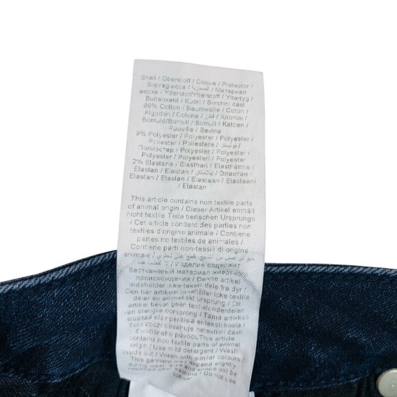 Denim Hunter Celina Zip Custom  dark blue denim Jeans size 31 - Picture 14 of 16